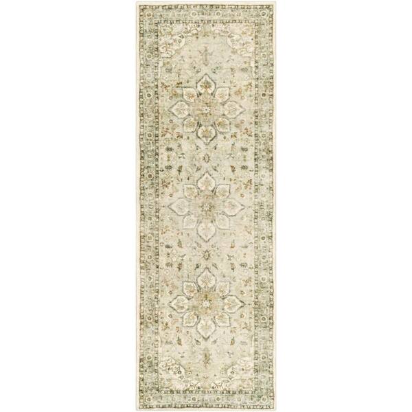 Artistic Weavers Ottawa Sage/Cream 3 ft. x 8 ft. Indoor Runner Rug ...