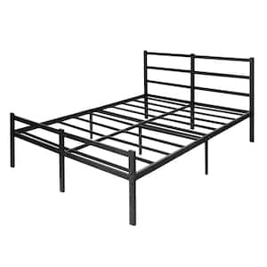 Zinus SmartBase Black Queen Metal Bed Frame With Headboard FSSSBH-14Q ...