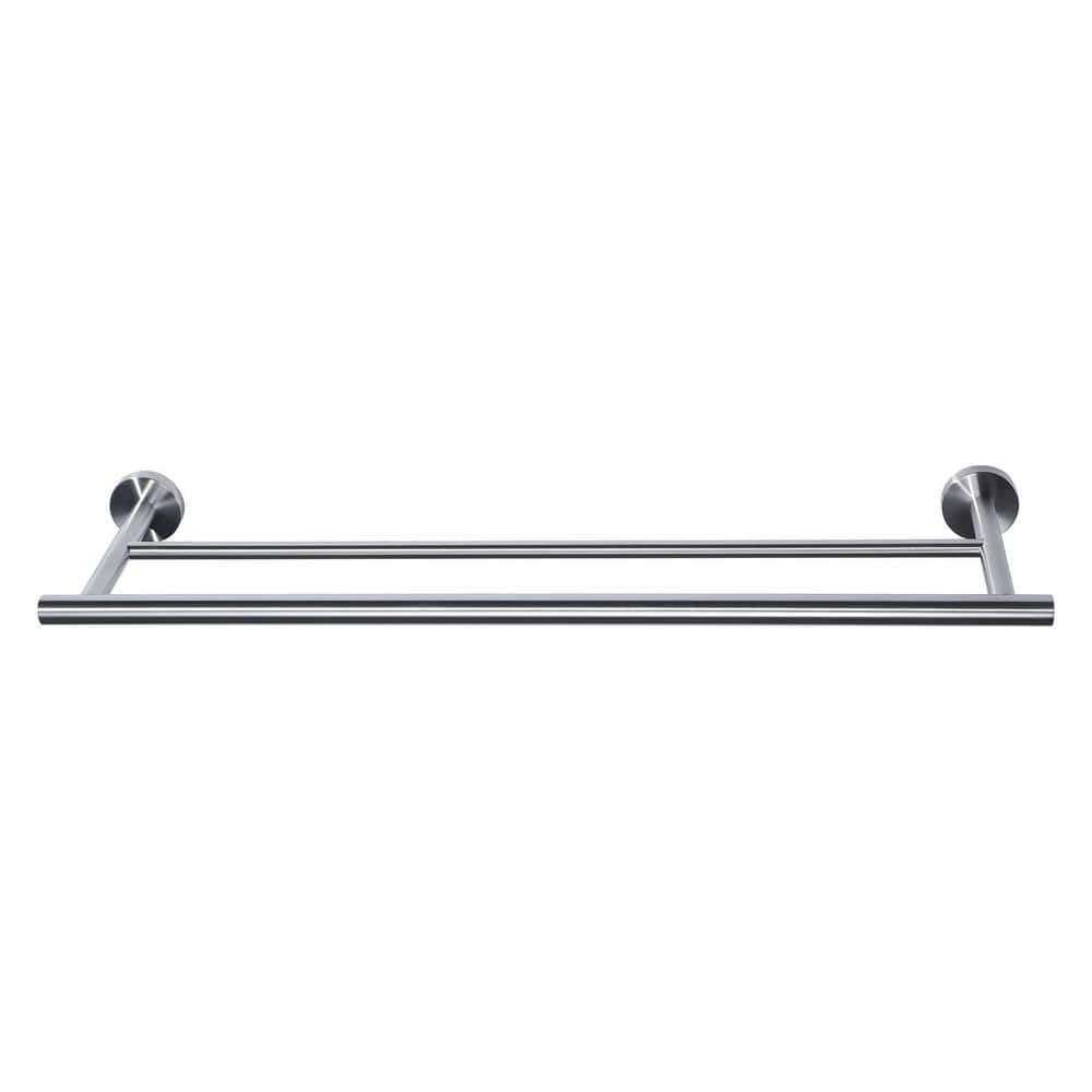 Round 24 in. Wall Mounted Towel Bar in Brushed NIckel price history on PriceWatchPro