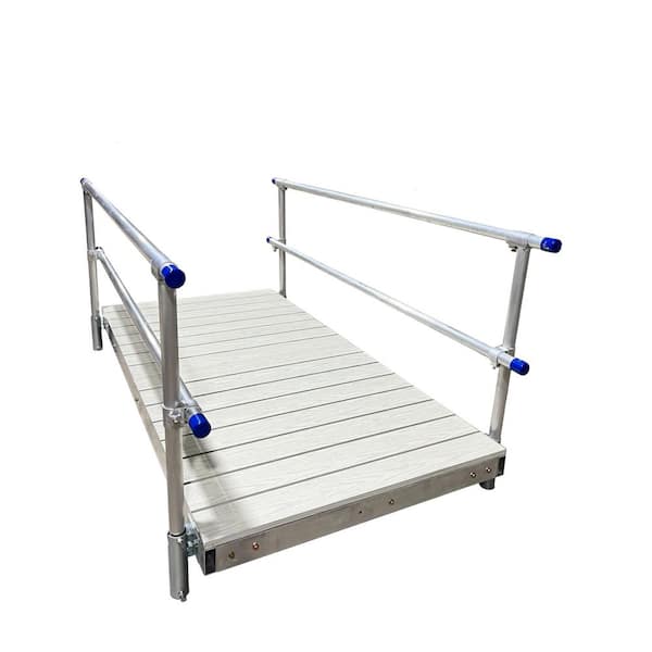4 ft. x 8 ft. Gangway Kit with Gray Aluminum Decking