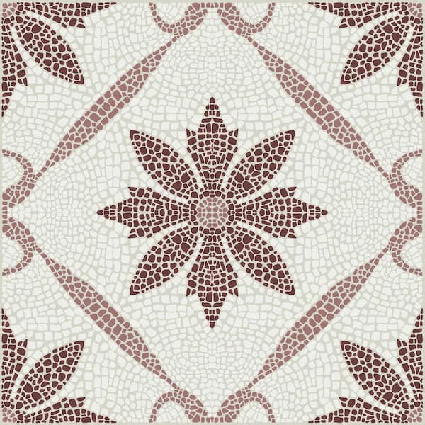 Green 3 MIL x 12 in. W Water Resistant Lillium Peel and Stick Floor Virgin Vinyl Tiles Set of 20 ( 20 sq. ft. )