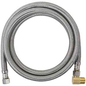 CERTIFIED APPLIANCE ACCESSORIES 1 ft. Braided Stainless Steel Water-Inlet  Hose WI12SSFM - The Home Depot