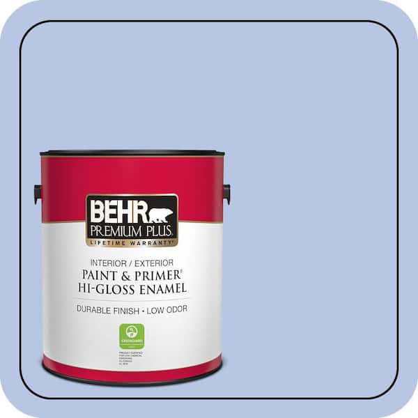 BEHR PREMIUM PLUS 1 gal. #590A-3 Beautiful Dream Hi-Gloss Enamel Interior/Exterior Paint & Primer