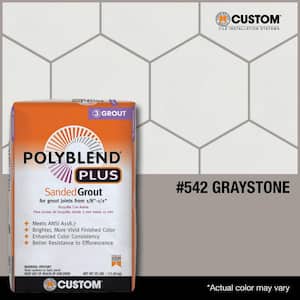 Polyblend Plus #542 Graystone 25 lb. Sanded Grout