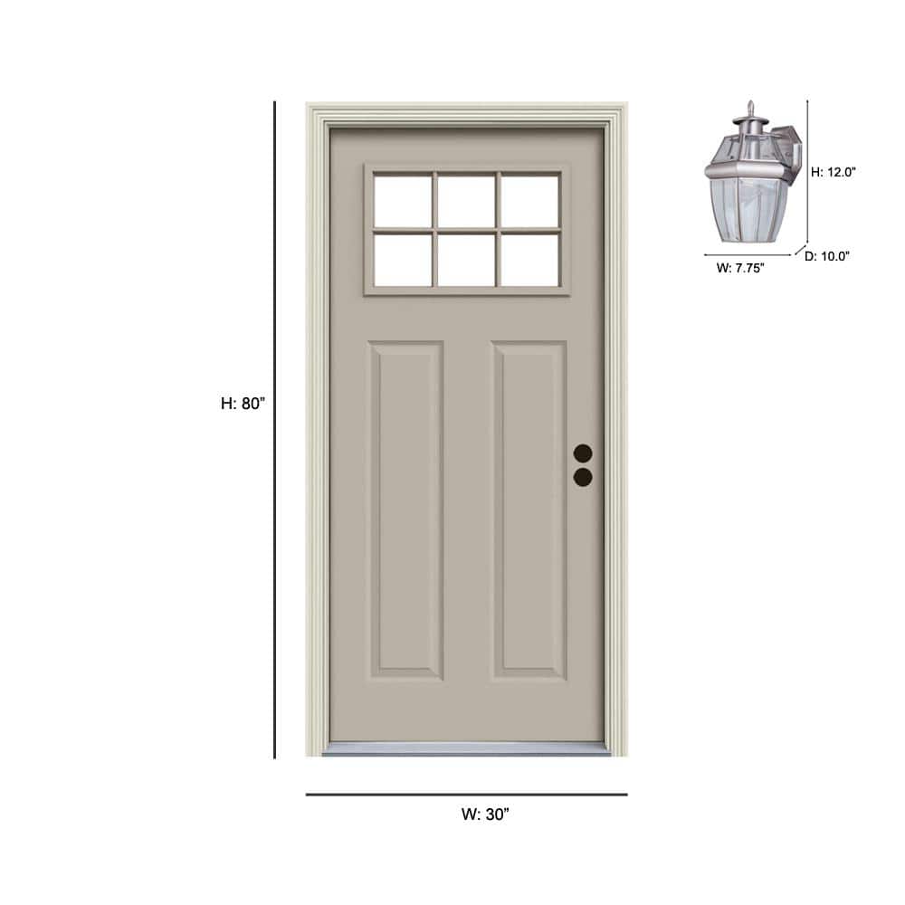 Antique Brushed Nickel Outdoor Wall Sconce with Clear Glass Shade