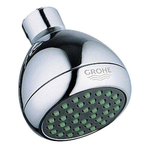 GROHE Relaxa 1-Spray 2.4 in. Single Wall Mount Fixed Rain Shower Head in StarLight Chrome