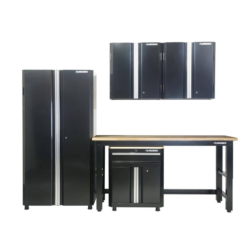 Husky 108.6 in. W x 98 in. H x 24 in. D Ready-to-Assemble 24-Gauge