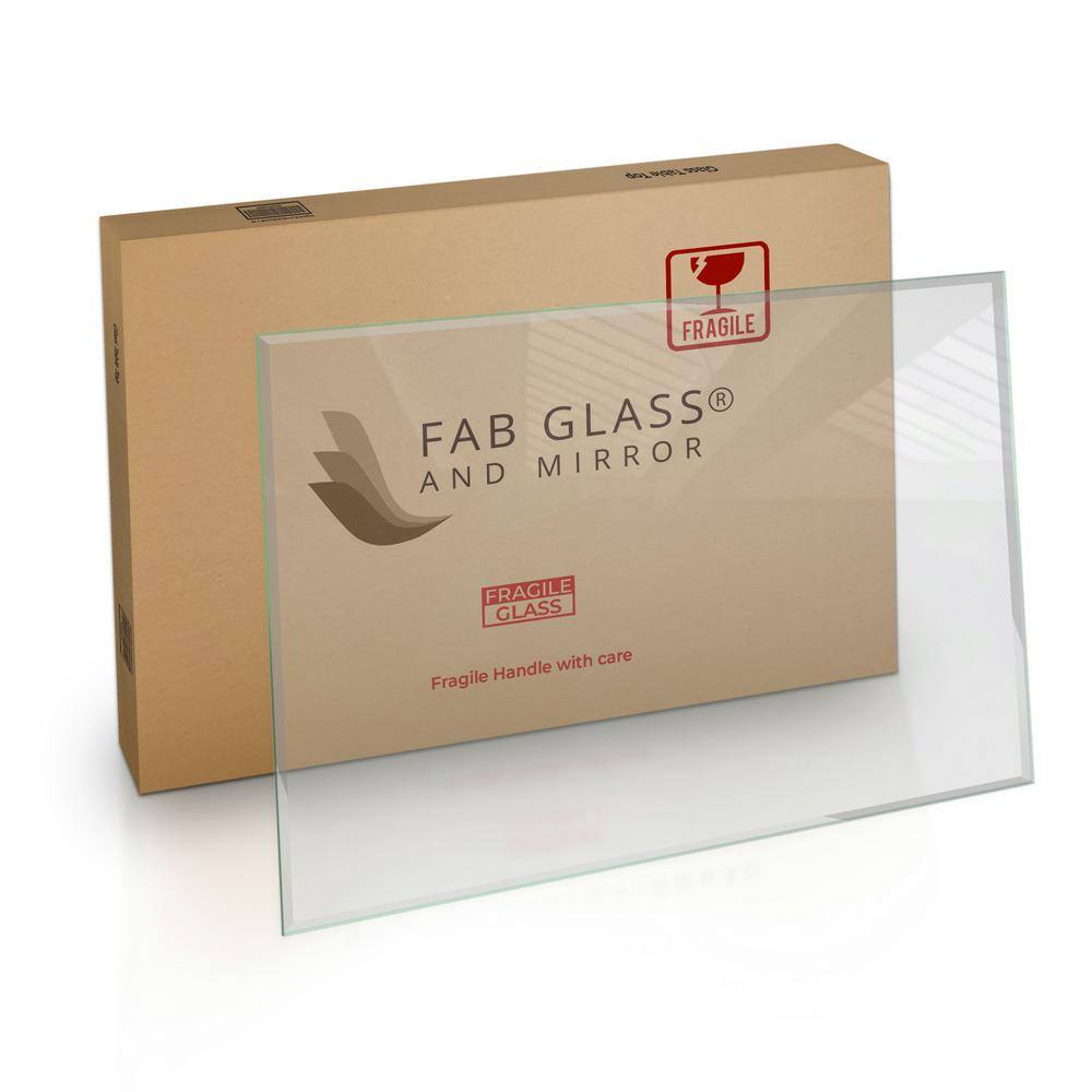 Elegant 30" x 60" Beveled Edge Rectangle Glass Table Top
