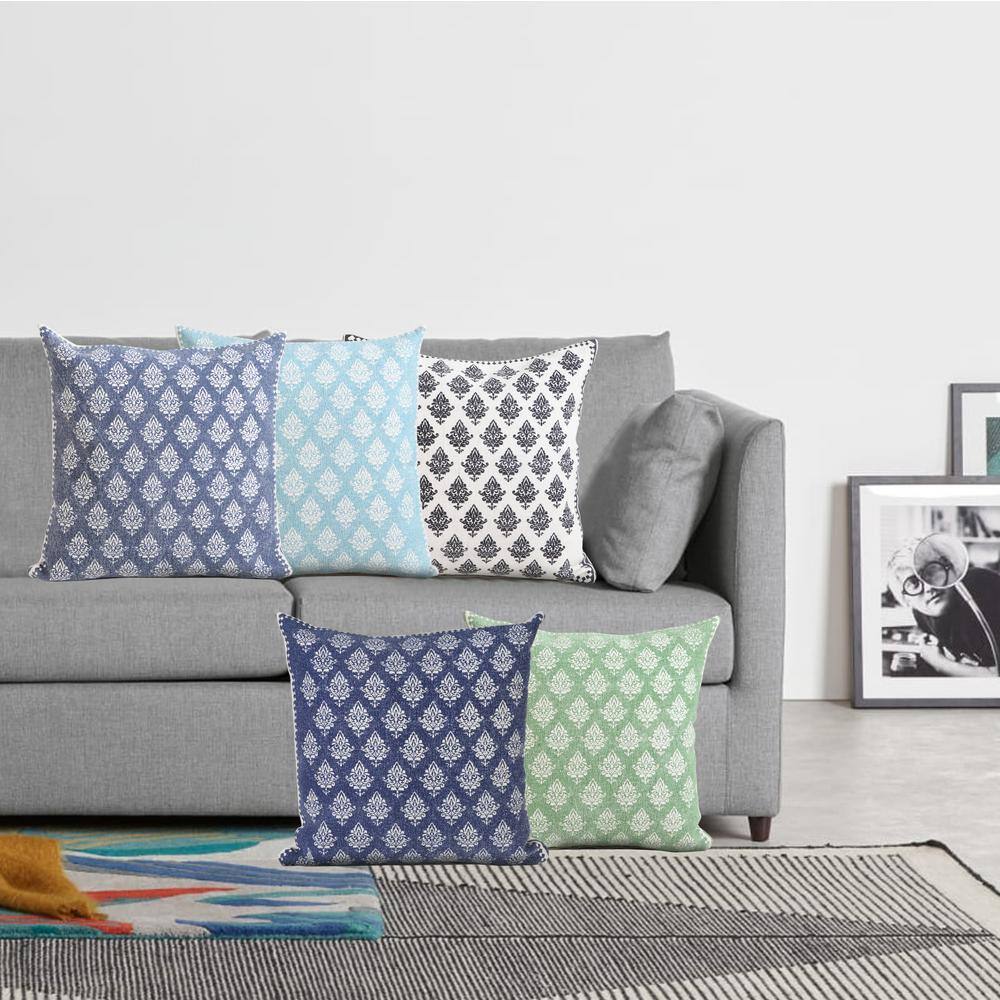 Classic Cotton Square Throw Pillow 20" x 20" - Neutral Tone