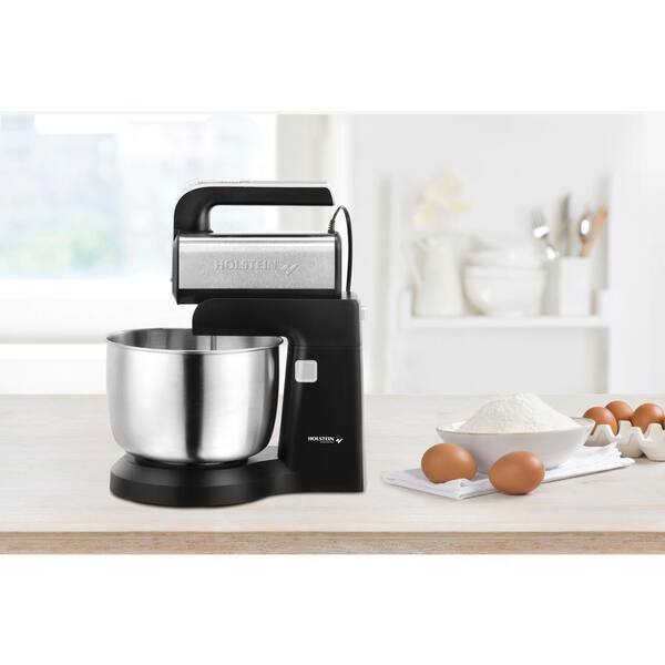 HOLSTEIN HOUSEWARES 2.9 qt. 5-Speed Hand and Stand Mixer with LED