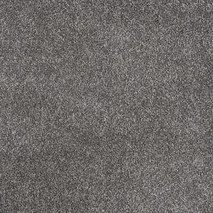 Topaz I - Adventure - Gray 40 oz. SD Polyester Texture Installed Carpet