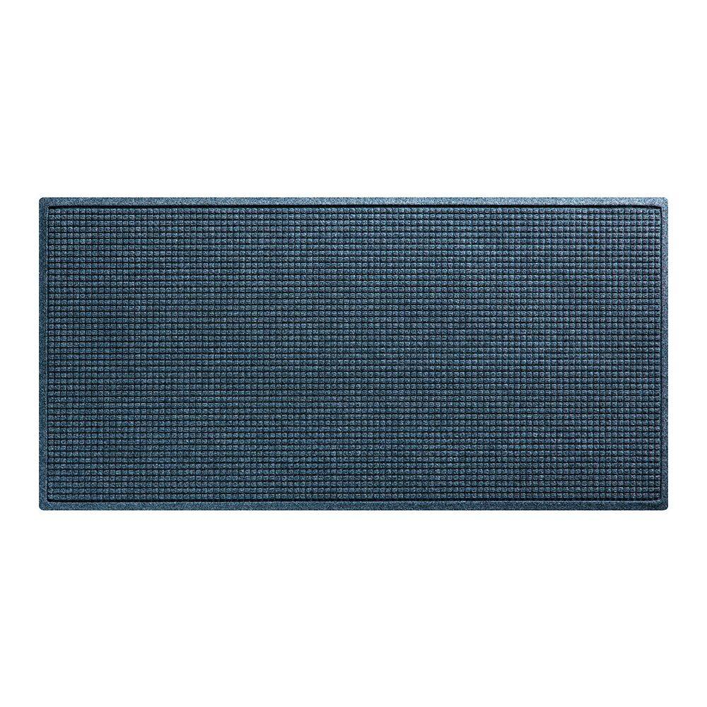 Waterhog Squares 35 in. x 59 in. PET Polyester Indoor Outdoor Door Mat Navy price history on PriceWatchPro