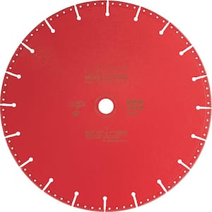 9 in. x 7/8 in. SPX Ultimate Segmented Rim Diamond Metal Cutting Gas Saw/Angle Grinder Blade/Disc