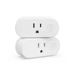 Smart Plug Work with Alexa, Home Mini Socket 2.4GHz Wi-Fi, No Hub Required, App Control (2-Pack)