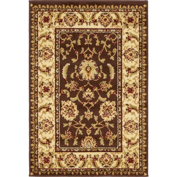 Unique Loom Voyage St. Louis Brown 2' 2 x 3' 0 Area Rug 3136611 - The ...