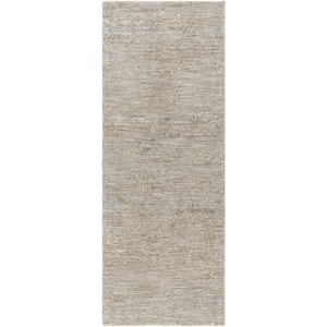 Masterpiece Gray Traditional 2 ft. x 7 ft. Indoor Area Rug