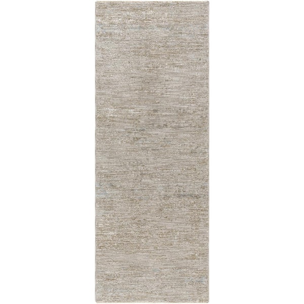 Livabliss Masterpiece Gray Traditional 2 ft. x 7 ft. Indoor Area Rug