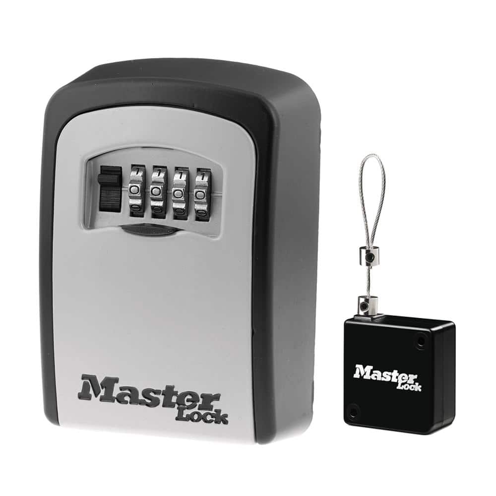 Master Lock Lock Box, Resettable Combination Dials 5400DHC - The