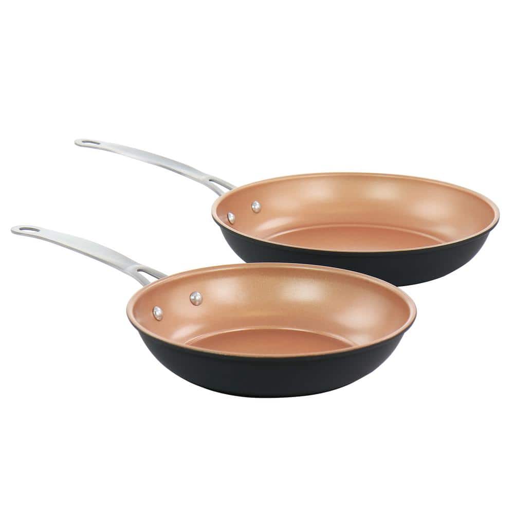 Bialetti Copper Pro 2-piece Fry Pan Set