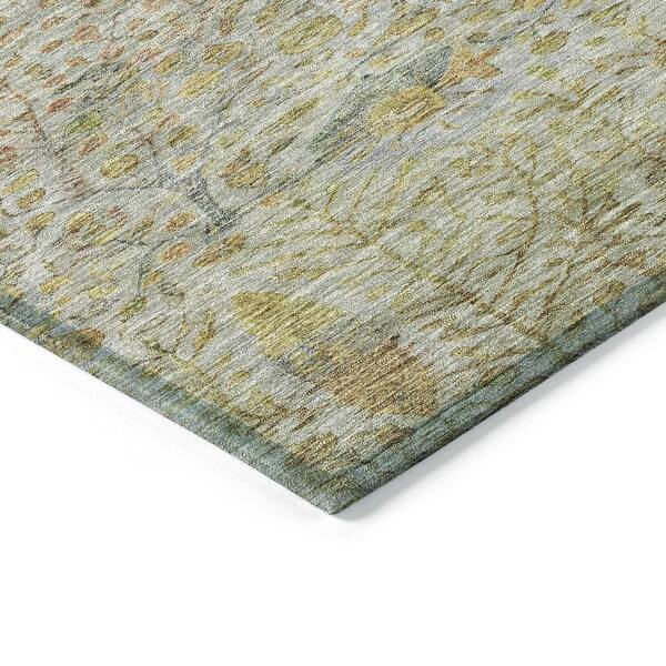 Chantille Machine Washable Indoor/Outdoor Abstract ACN2053 Linen 2 ft. 3 in. x 7 ft. 6 in. Runner Rug