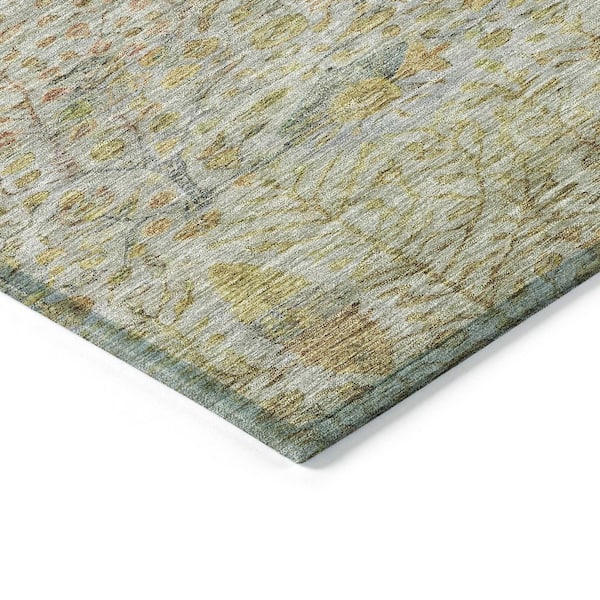 Chantille Machine Washable Indoor/Outdoor Abstract ACN2053 Linen 2 ft. 6 in. x 3 ft. 10 in. Area Rug