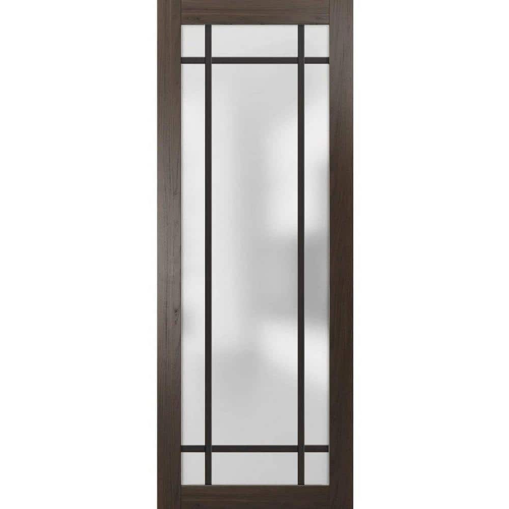 30 in. x 80 in. Solid Wood Frosted Glass Chocolate Ash Interior Door Slab price history on PriceWatchPro