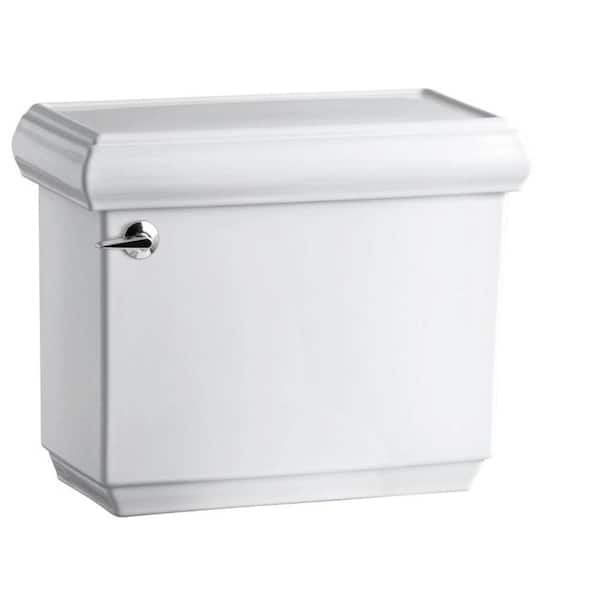 KOHLER Memoirs 1.28 GPF Single Flush Toilet Tank Only with AquaPiston Flushing Technology in White