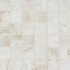 Bernini Bianco 12 in. x 12 in. x 10mm Matte Porcelain Mesh-Mounted Mosaic Tile (8 sq. ft. / case)