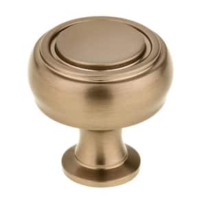 Edgemont Collection 1-5/16 in. (33 mm) Champagne Bronze Contemporary Cabinet Knob