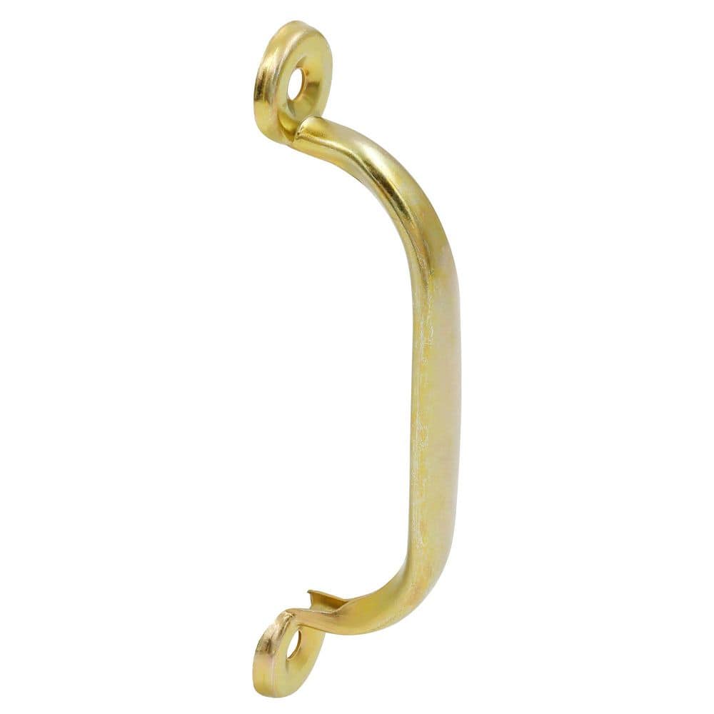 Storm and Screen Door Handle 4-3/4 in. (4 in. Hole Center) with Screws, Brass Plated (Single Pack) price history on PriceWatchPro