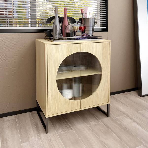 Laminate 2-Shelf Storage Cabinet