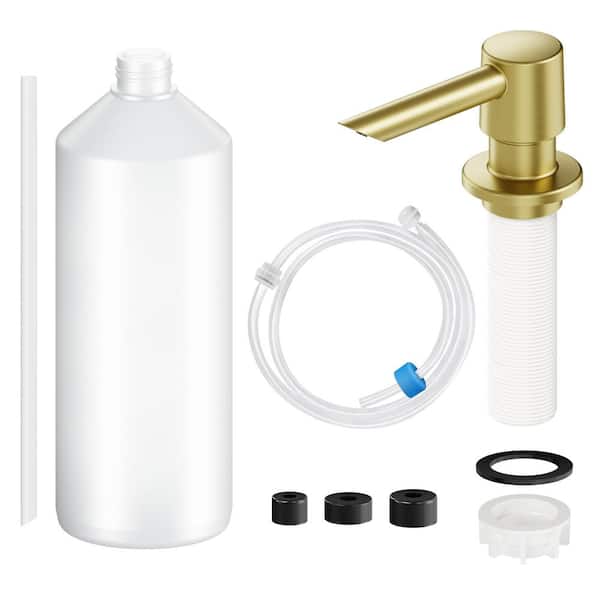 BWE Kitchen Sink Soap Dispenser with Check Valve Extension Tube