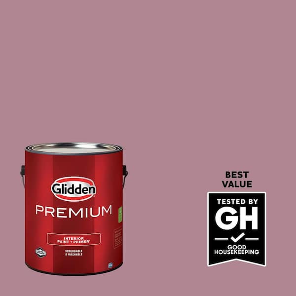 Glidden Premium 1 gal. PPG1045-5 Keepsake Rose Satin Interior Paint