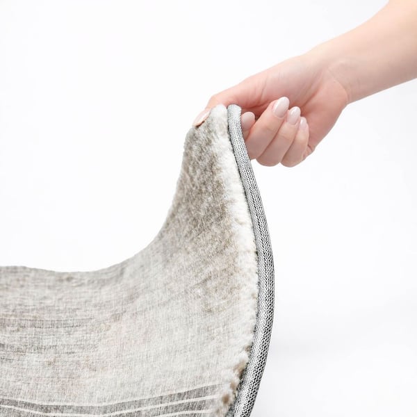 Dream Shag Premium Machine Washable Abstract ADS676 Gray 10 ft. x 14 ft. Area Rug