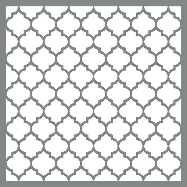 DecoArt Americana Decor 10 in. x 10 in. Quatrefoil Stencil