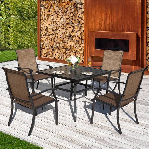outdoor metal sling chairs
