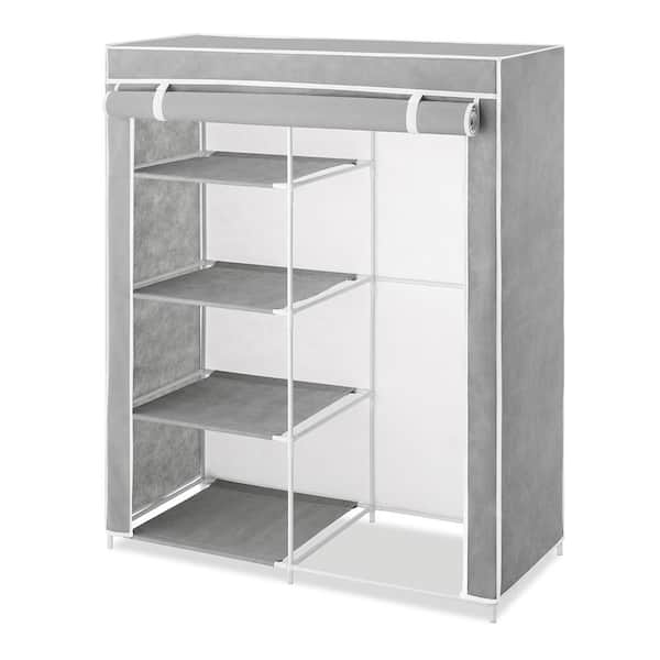 Whitmor Gray Portable Closet (34 in. W x 42 in. H)