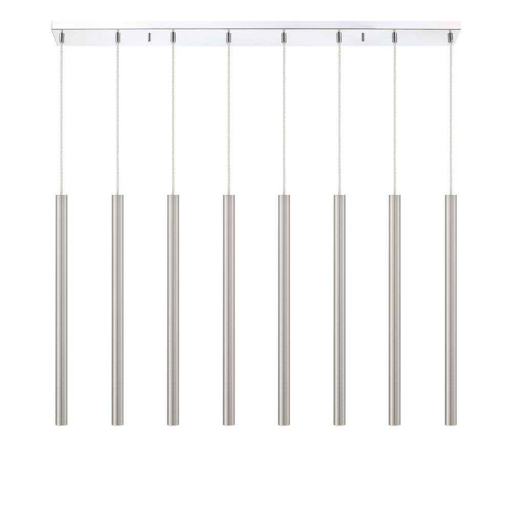 Modern Brushed Nickel LED Island & Billiard Light, 44.25in