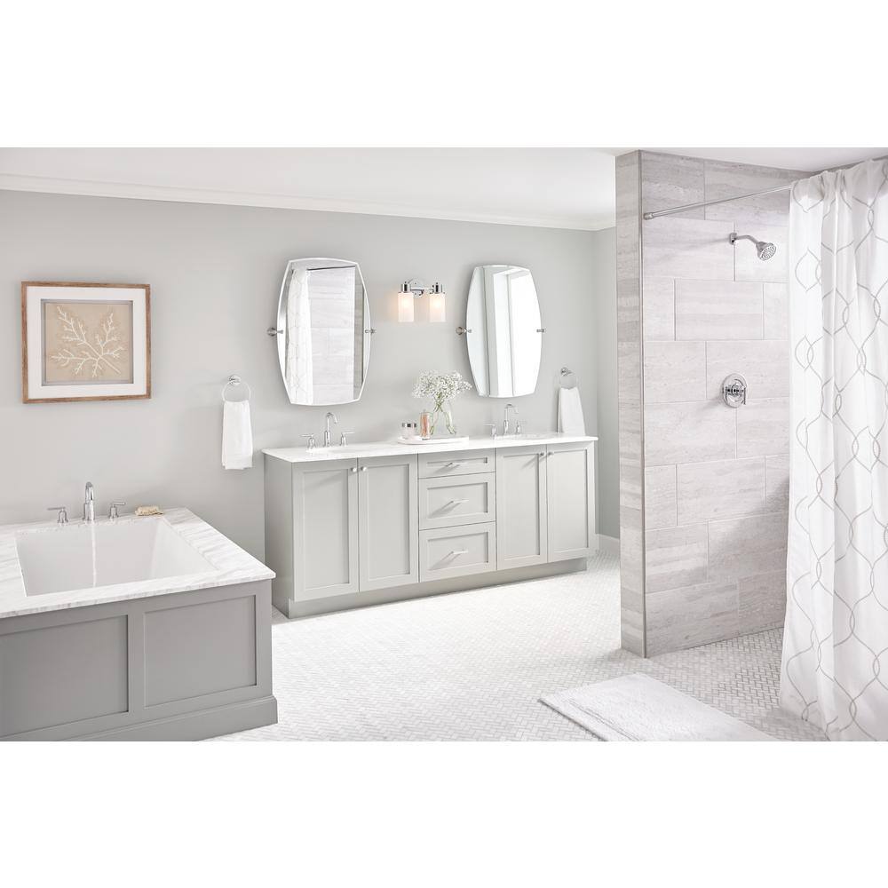 Gibson Chrome Wall-Mounted Lever Shower Trim