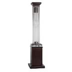 Fire Sense 46,000 BTU Hammered Bronze Gas Patio Heater 62224 - The Home  Depot