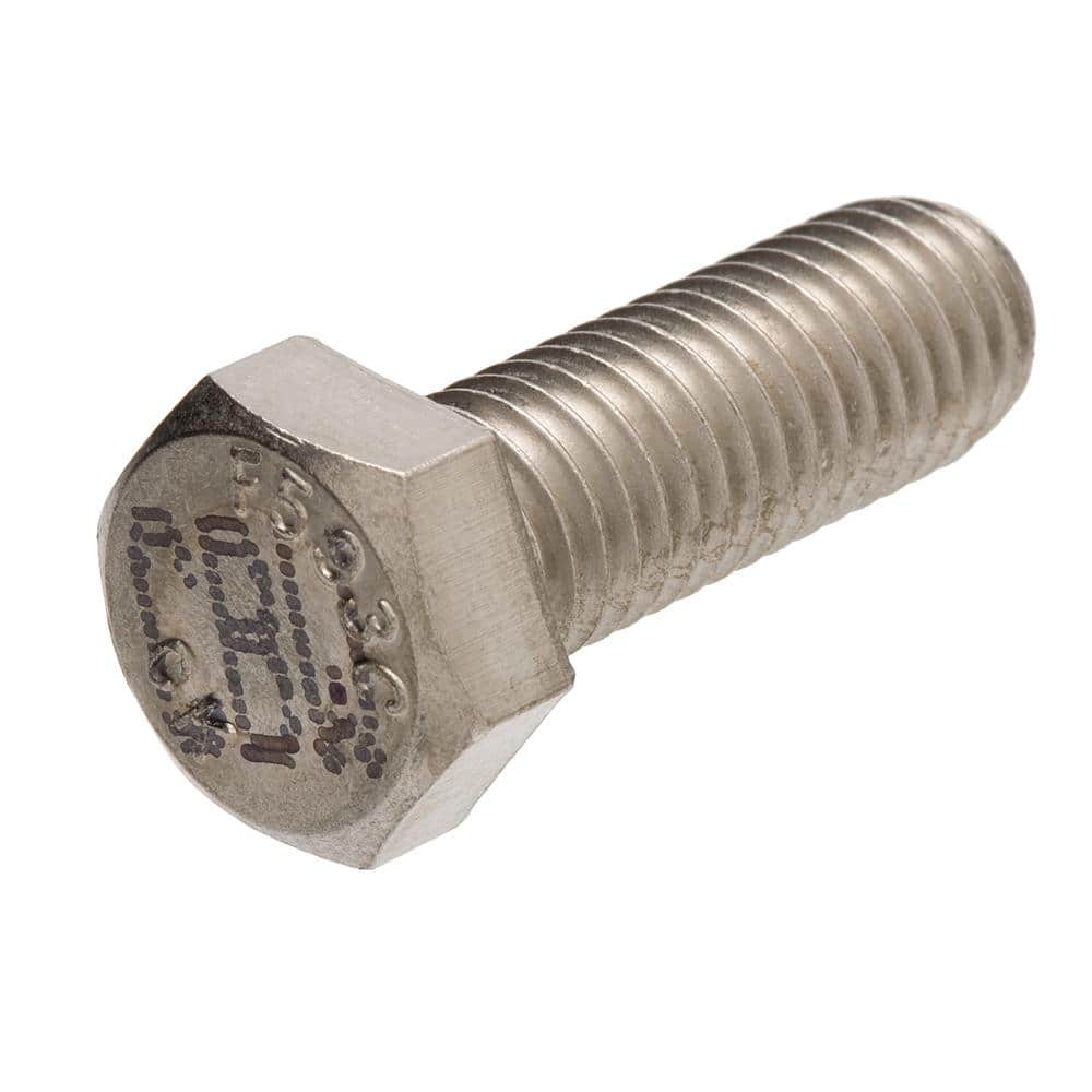 Everbilt 1/4 in.-20 x in. Stainless Steel Hex Bolt 812246 The Home Depot