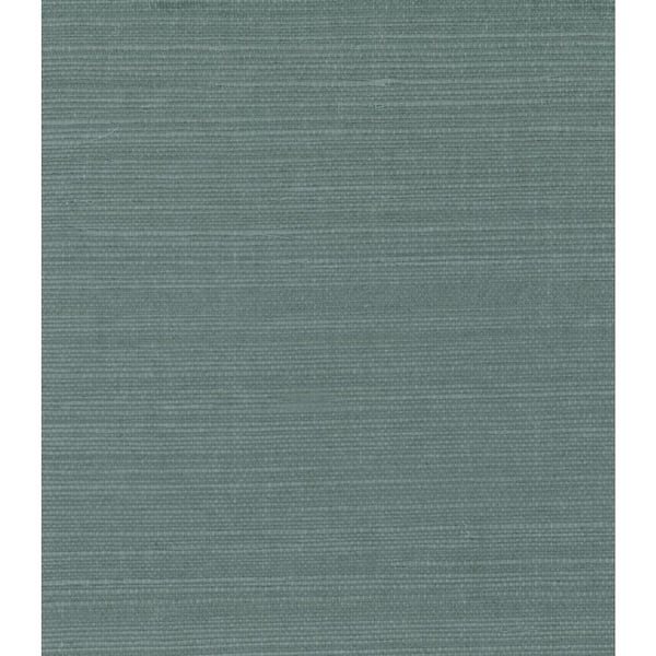 72 sq. ft. Smoke Green Sisal Grasscloth Unpasted Wallpaper Roll