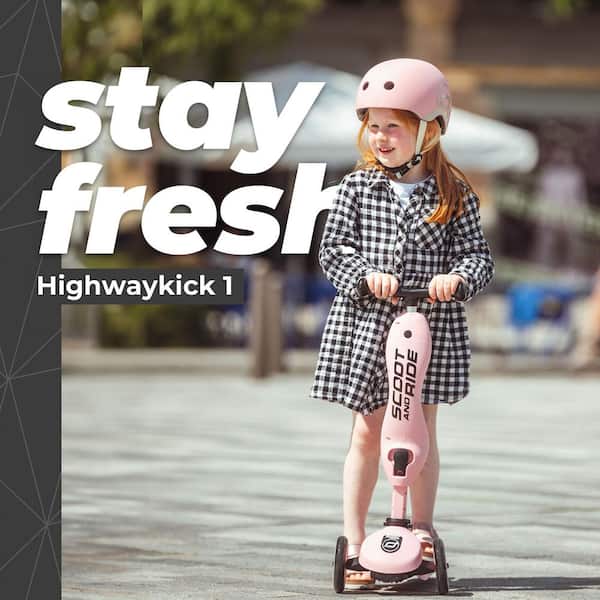 2-in-1 Ride-On & Stand Kids Scooter, Ages 1-5, Highwaykick 1