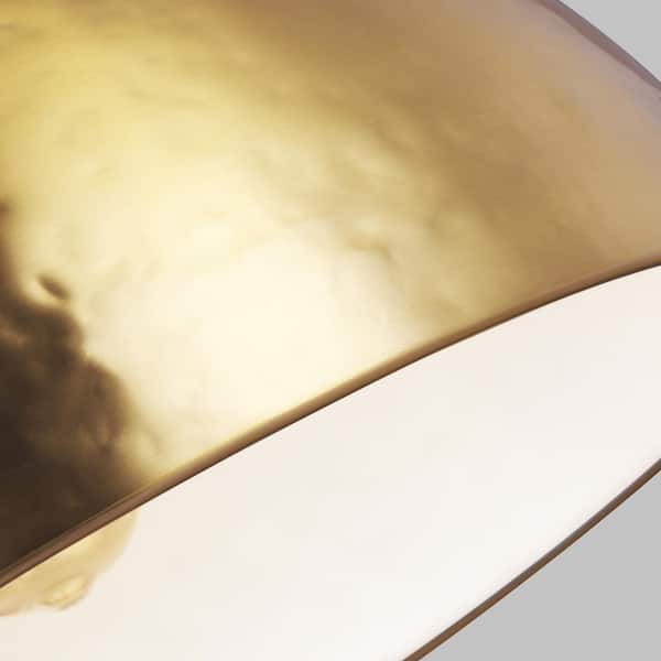 Whare 1-Light Burnished Brass Medium Pendant