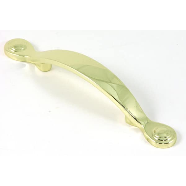 Three-Ring 3 in. Center-to-Center Polished Chrome Arch Cabinet Pull