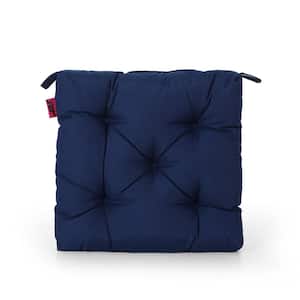 Blue Lagoon 19 in. x 3.15 in. Outdoor Dining Chair Cushion in Navy