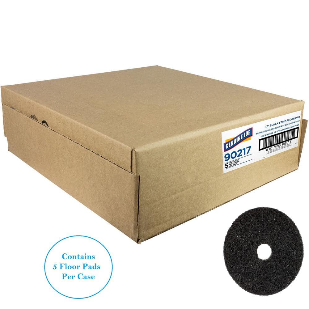 UPC 035255902175 product image for 17 in. Dia. Black Stripping Floor Pad (5 per Carton) | upcitemdb.com