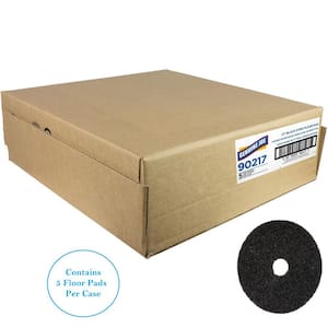 17 in. Dia. Black Stripping Floor Pad (5 per Carton)