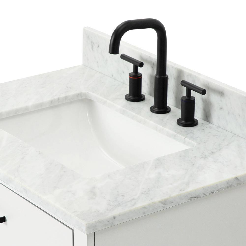 Hepburn 31" White Freestanding Single Basin Vanity Set