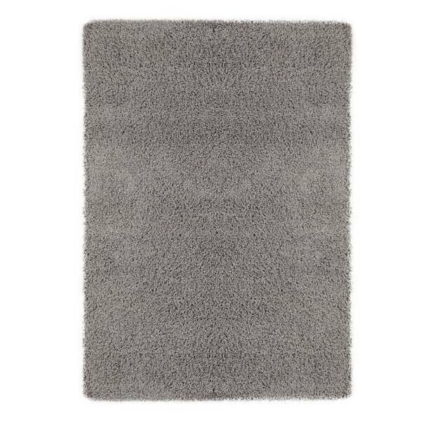 Sweet Home Stores Cozy Collection Solid Design 3x5 Indoor Shag Area Rug, 3 ft. 3 in. x 4 ft. 7 in.", Gray